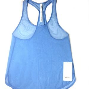 NWT LULULEMON 105 SINGLET Aero Blue AEBL SIZE 6